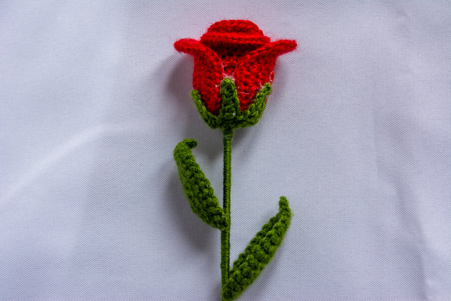 Rose au crochet