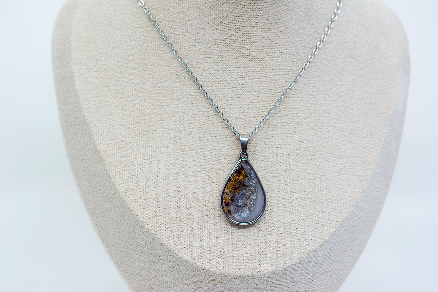 Collier Eclat - fleurs séchées