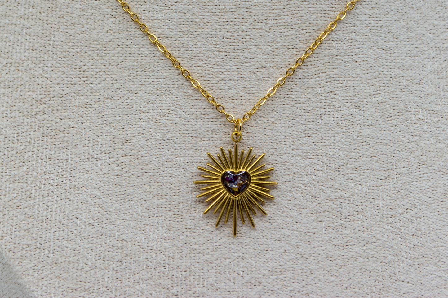 Collier Eternel - fleurs séchées