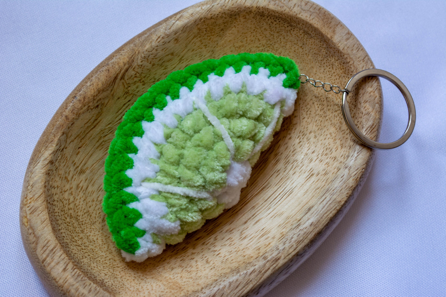 Porte-clés fruit au crochet