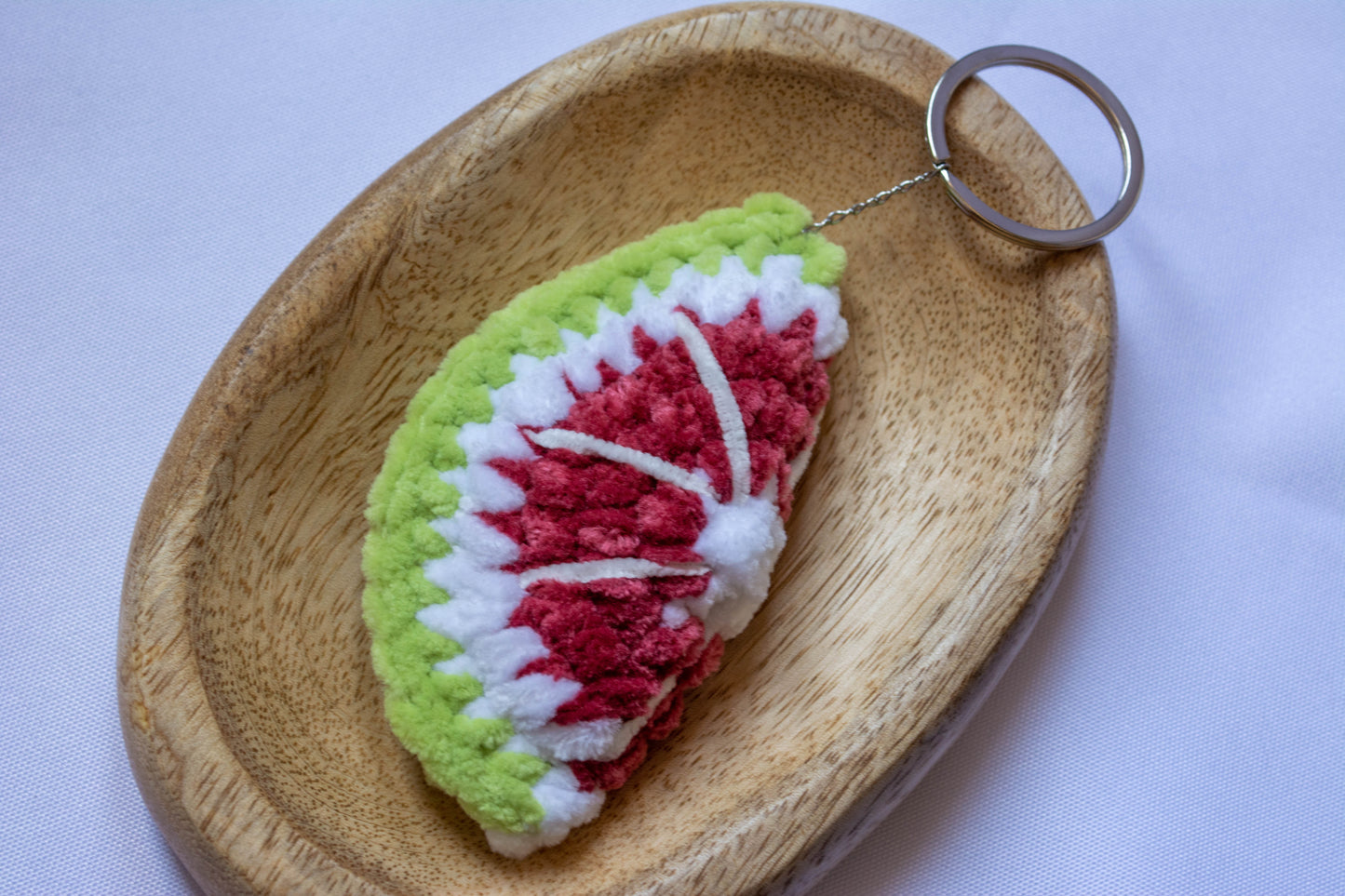 Porte-clés fruit au crochet