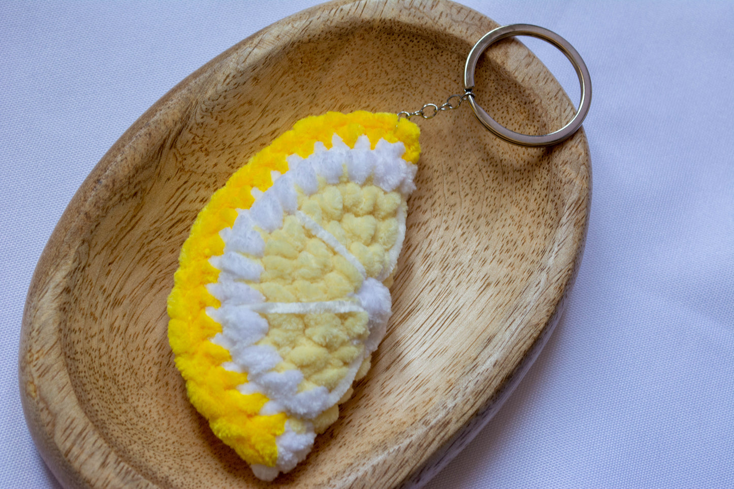 Porte-clés fruit au crochet