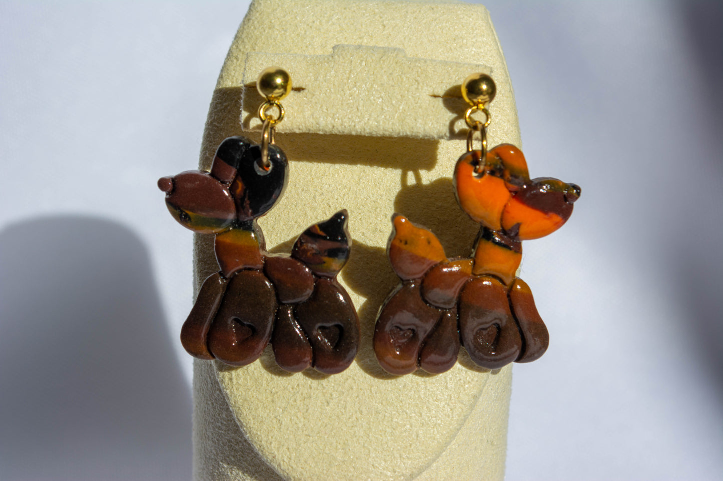 Boucles d'oreilles Chien Ballon