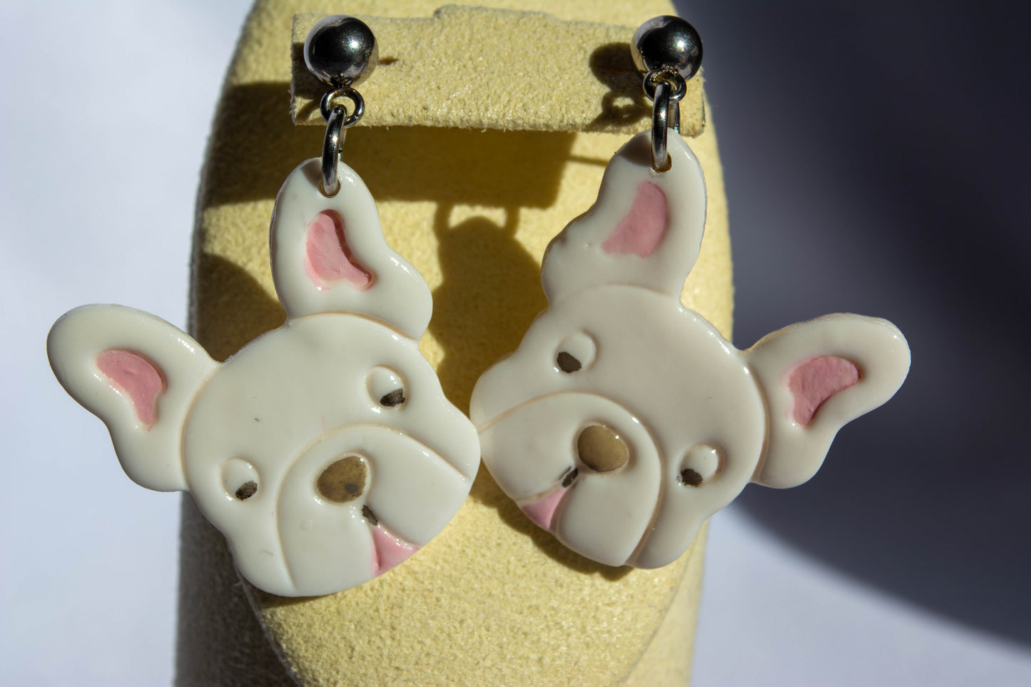 Boucles d'oreilles Bouledogue