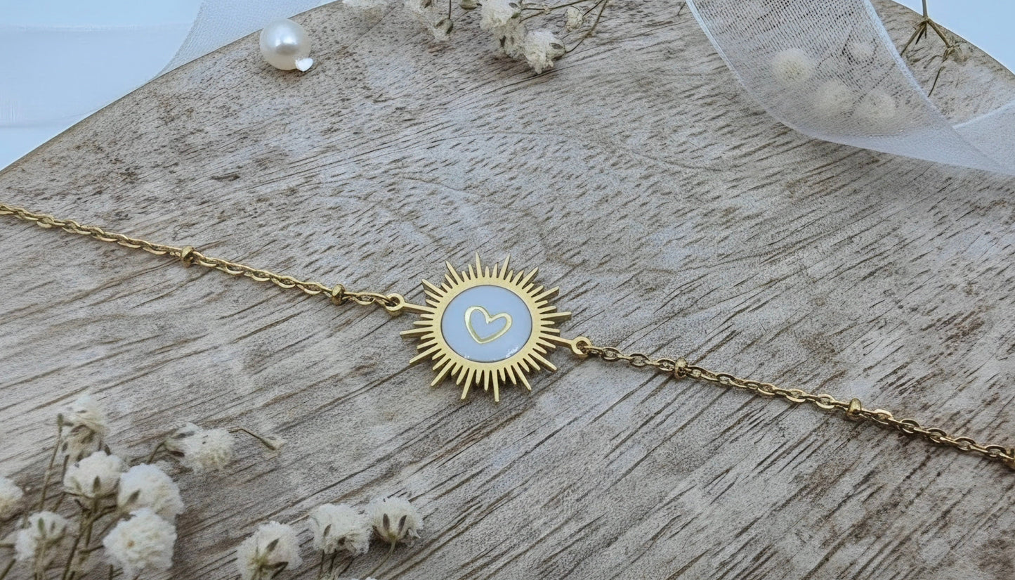 Bracelet au lait maternel - Soleil