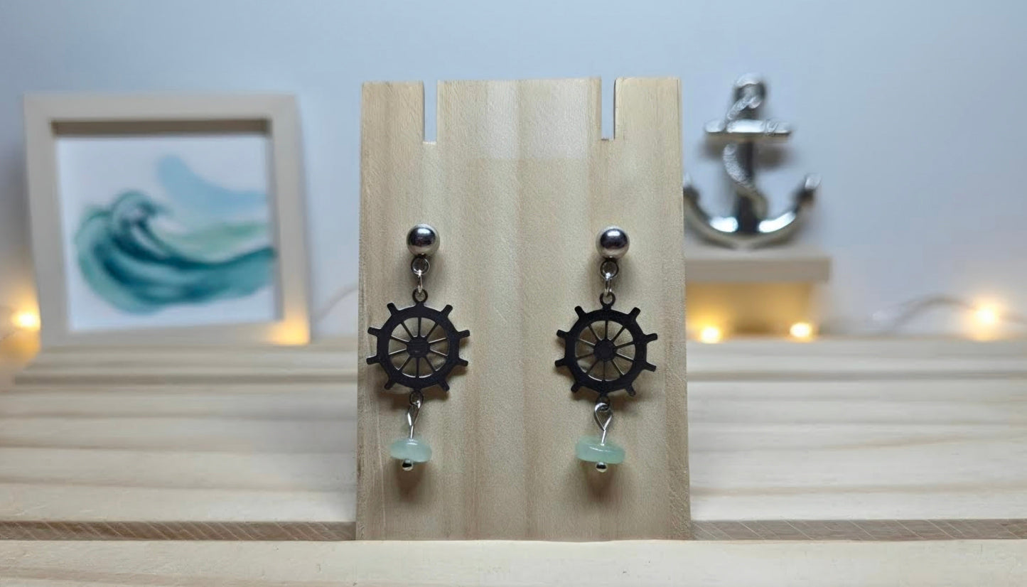 Boucles d'oreilles Gouvernail