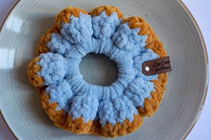Chouchou au crochet Bicolore