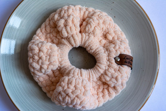 Chouchou au crochet Pailleté