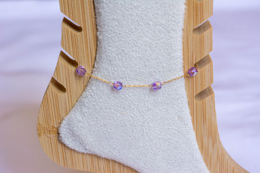 Bracelet de cheville Esmeralda