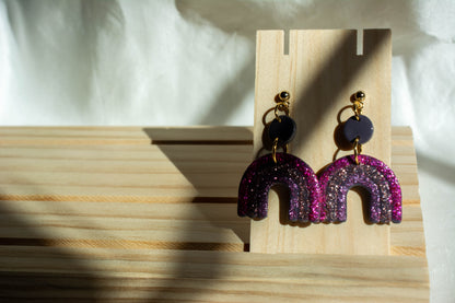 Boucles d'oreilles Arc-en-ciel