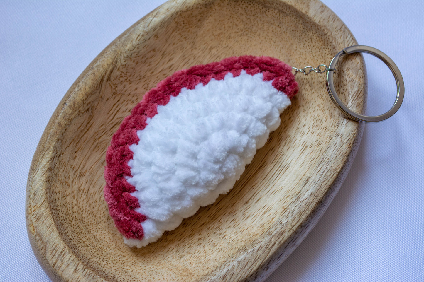 Porte-clés fruit au crochet
