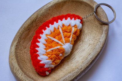 Porte-clés fruit au crochet