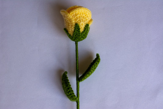 Rose au crochet