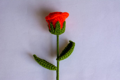 Rose au crochet