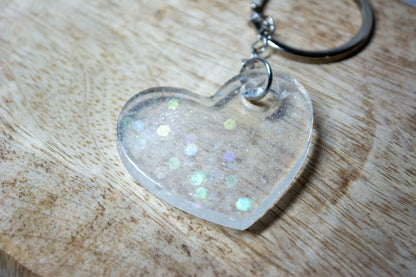 Porte-clés Double coeur