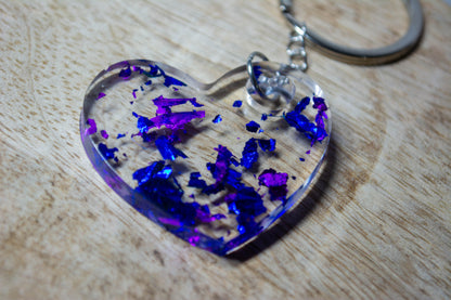 Porte-clés Double coeur