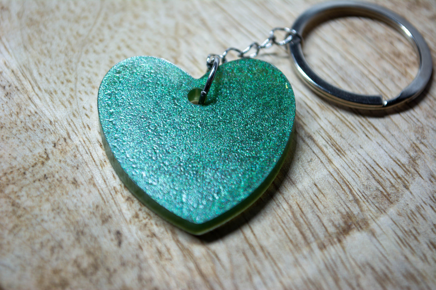 Porte-clés Cœur holographique