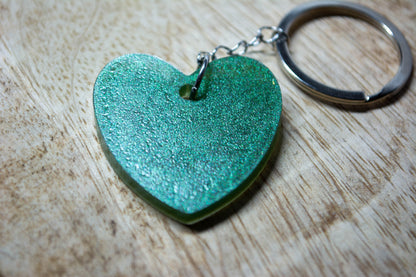 Porte-clés Cœur holographique