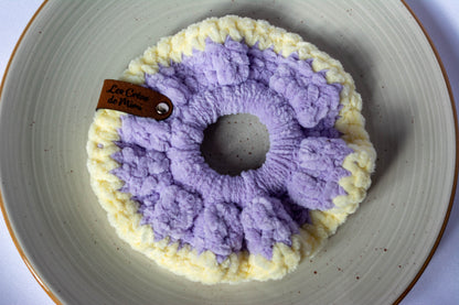 Chouchou au crochet Bicolore