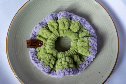 Chouchou au crochet Bicolore