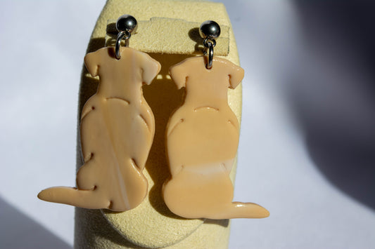 Boucles d'oreilles Labrador