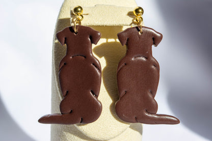 Boucles d'oreilles Labrador