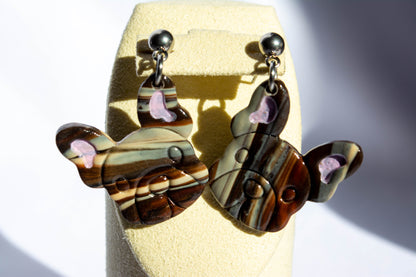 Boucles d'oreilles Bouledogue