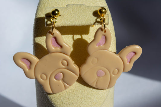 Boucles d'oreilles Bouledogue
