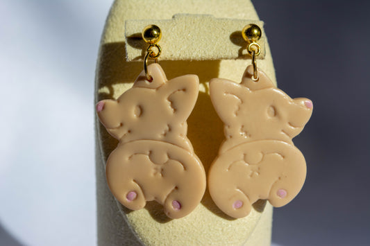 Boucles d'oreilles Corgi