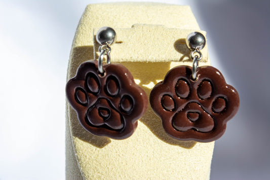 Boucles d'oreilles Pattes Cœur