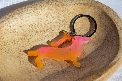 Porte-clés Chien saucisse