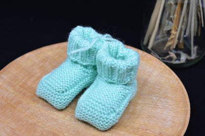 Chaussons Naissance - Couleurs unies