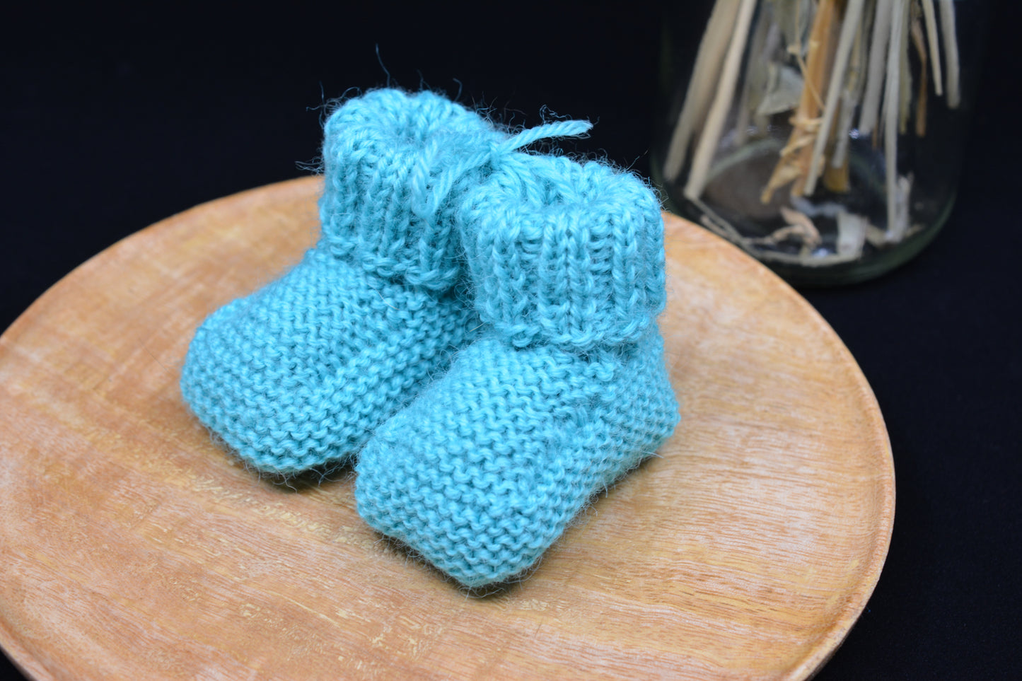 Chaussons Naissance - Couleurs unies