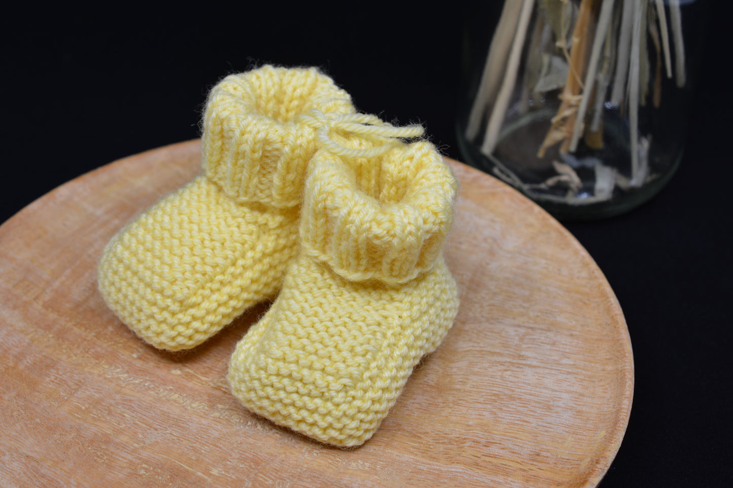 Chaussons Naissance - Couleurs unies