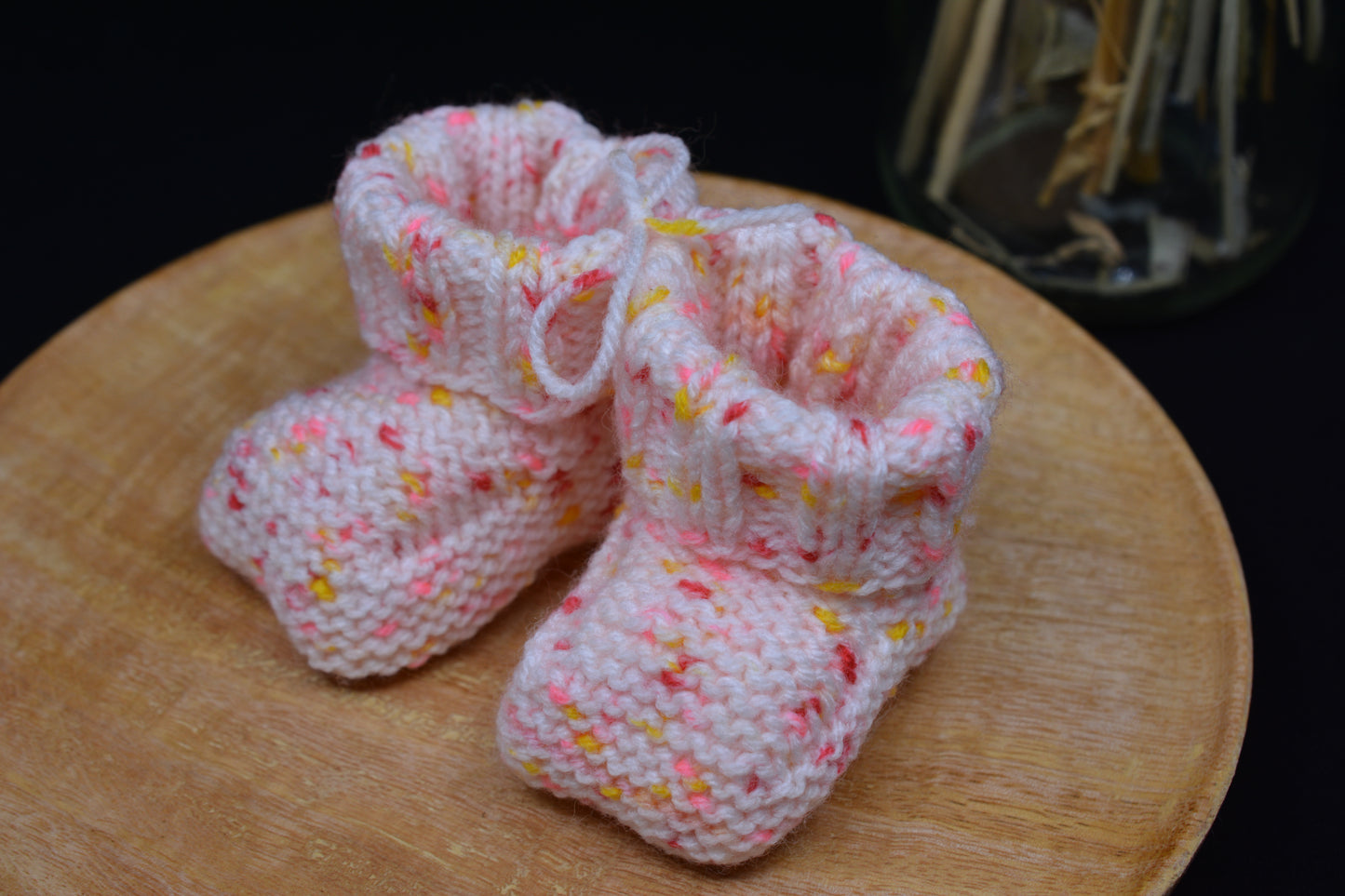 Chaussons Naissance - Mélange de couleurs