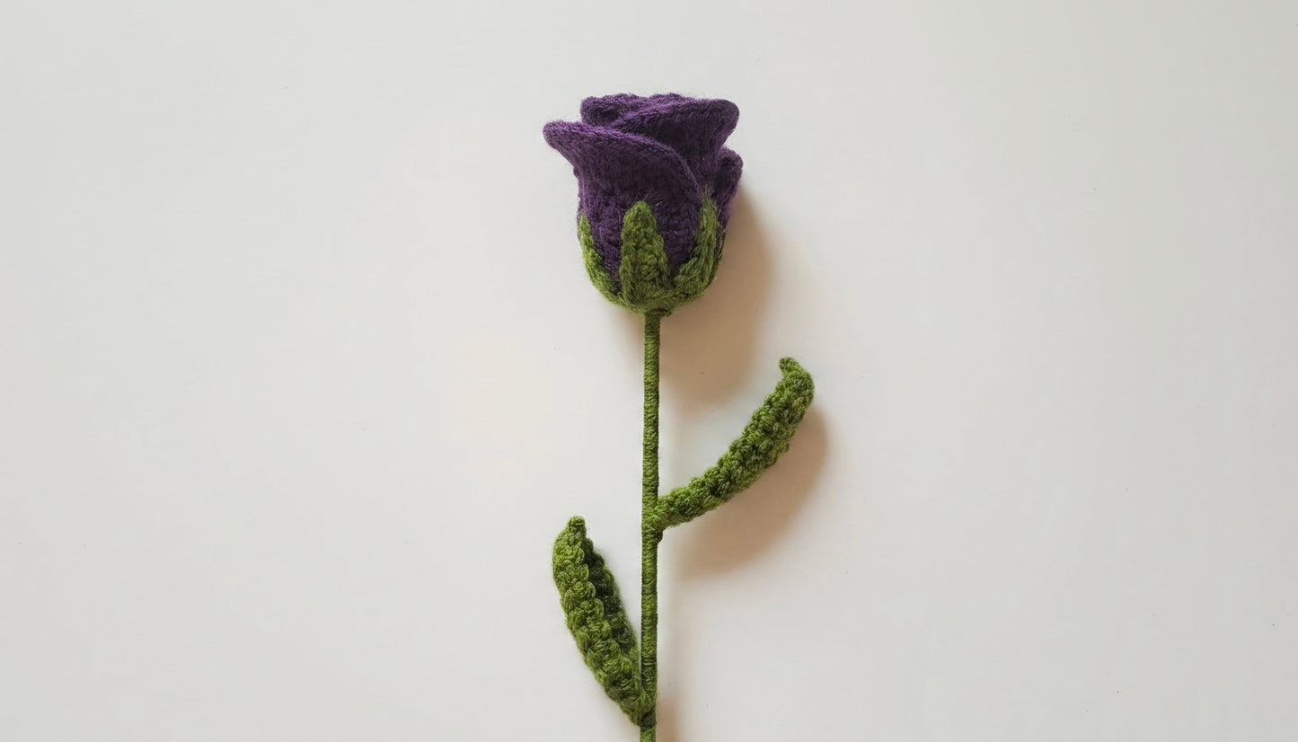 Rose au crochet
