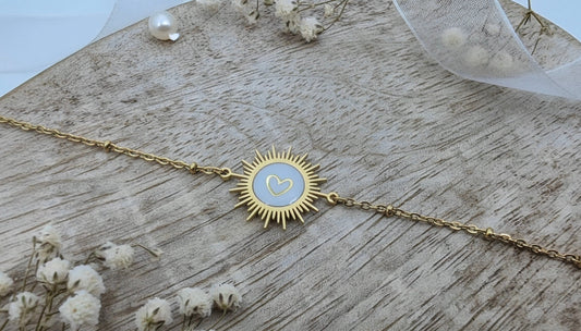 Bracelet au lait maternel - Soleil