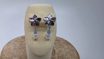 Boucles d'oreilles Pluméria