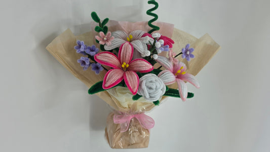 Bouquet éternel ''Eclat de velours''