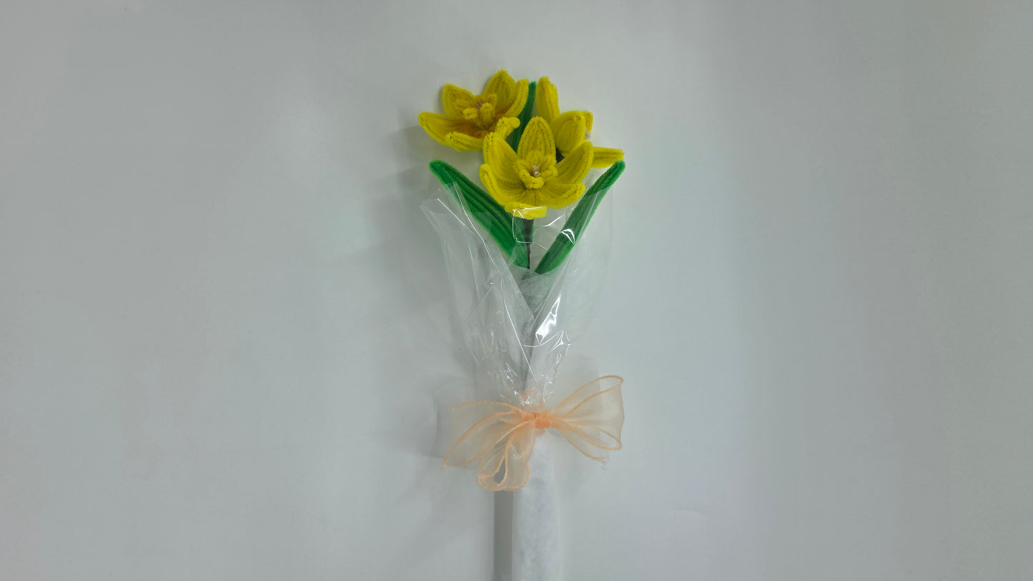 Bouquet éternel ''Eclat de narcisses''