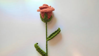 Rose au crochet